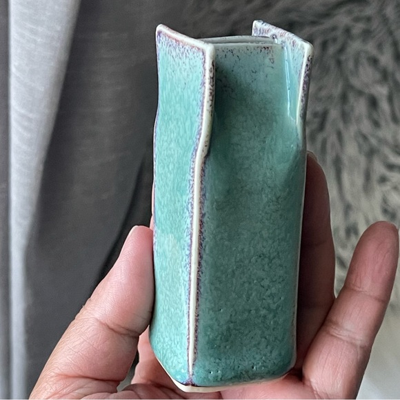 MICHAEL COHEN | Vintage | Art Pottery Handcrafted Miniature Stoneware 3.75" Tall - Picture 8 of 13